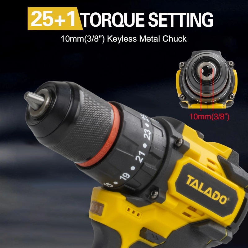 M&aacute;y khoan kh&ocirc;ng d&acirc;y kh&ocirc;ng chổi than 16.8V M&aacute;y khoan cầm tay m&ocirc;-men xoắn cao 35N.M để cải tạo tại nh&agrave; DIY