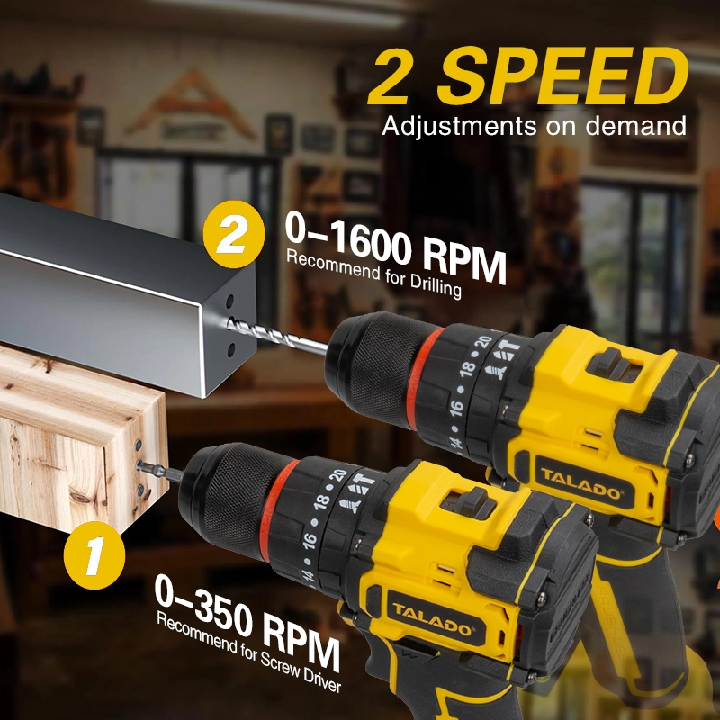 Tr&igrave;nh điều khiển m&aacute;y khoan kh&ocirc;ng d&acirc;y kh&ocirc;ng chổi than 21V M&aacute;y khoan pin c&oacute; thể thay thế m&ocirc;-men xoắn cao 35N.M để sửa chữa v&agrave; cải tạo h&agrave;ng ng&agrave;y